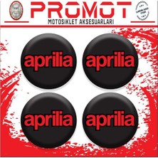 Rebon Moto Design Aprillia Tasarımlı Damla Sticker (4cm-4 Adet)