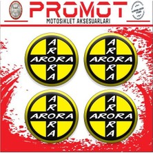 Rebon Moto Design Arora Uyumlu Damla Sticker (4cm-4 Adet) 03