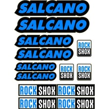 Rebon Moto Design Salcano Bisiklet Sticker Seti 08