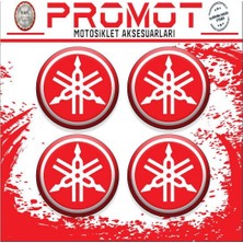 Rebon Moto Design Yamaha Uyumlu Damla Sticker (4cm-4 Adet) 02