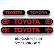 Rebon Moto Design Toyota Set Oto Sticker 3D Sticker 01