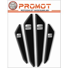 Rebon Moto Design Seat Araba Kapı Kolu Sticker 3D Oto Sticker