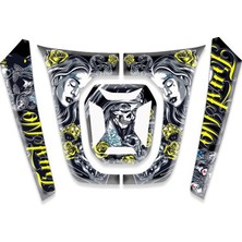 Rebon Moto Design Rks Reale Tank Pad Set Sarı Renk