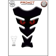Rebon Moto Design Universal Motosiklet Tank Pad 3D Sticker 0070