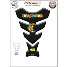Rebon Moto Design Universal Motosiklet Tank Pad 3D Sticker 0090