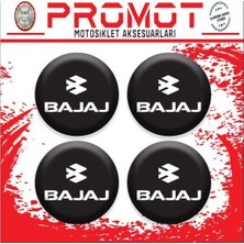 Rebon Moto Design Bajaj Uyumlu Damla Sticker (4cm-4 Adet) 02