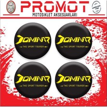 Rebon Moto Design Dominar Uyumlu Damla Sticker (4cm-4 Adet) 03