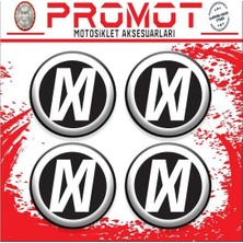 Rebon Moto Design Mondıal Uyumlu Damla Sticker (4cm-4 Adet) 04