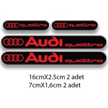 Rebon Moto Design Audı Set Oto Sticker 3D Sticker 01