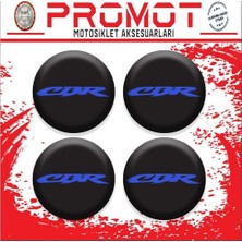 Rebon Moto Design Cbr Uyumlu Damla Sticker (4cm-4 Adet) 03