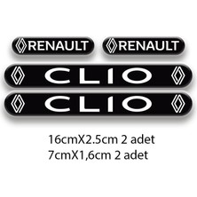 Rebon Moto Design Clıo Set Oto Sticker 3D Sticker 04