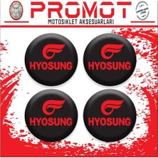 Rebon Moto Design Hyosung Uyumlu Damla Sticker (4cm-4 Adet) 03