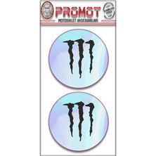 Rebon Moto Design Monster Hologram Damla Logo
