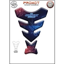 Rebon Moto Design Universal Motosiklet Tank Pad 3D Sticker 0033
