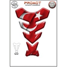 Rebon Moto Design Universal Motosiklet Tank Pad 3D Sticker 0086