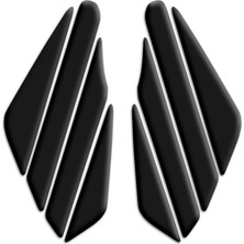 Rebon Moto Design Universal Motosiklet Yan Pad 3D Sticker 009