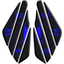 Rebon Moto Design Universal Motosiklet Yan Pad 3D Sticker 014