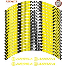 Rebon Moto Design Arora Ars 200 Uyumlu Jant Şeridi Model 6
