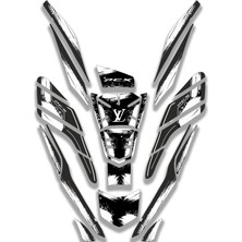 Rebon Moto Design Honda Pcx Uyumlu Tank Pad Full Set 2021-2024 09