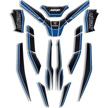 Rebon Moto Design Seha Uyumlu Tank Pad Full Set 04