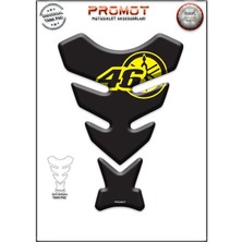 Rebon Moto Design Universal Motosiklet Tank Pad 3D Sticker 0128