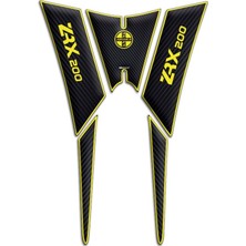 Rebon Moto Design Zrx 200 Uyumlu Tank Pad Set 03