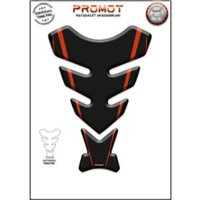 Rebon Moto Design Universal Motosiklet Tank Pad 3D Sticker 0029