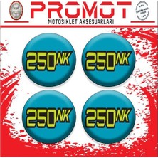 Rebon Moto Design 250NK Uyumlu Damla Sticker (4cm-4 Adet) 01