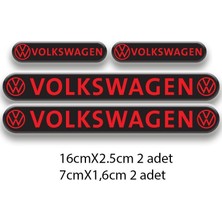 Rebon Moto Design Volkswagen Set Oto Sticker 3D Sticker 03