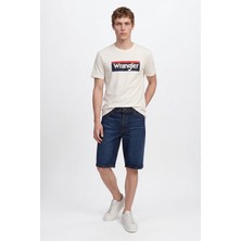 Wrangler Texas Pamuklu Regular Fit Normal Kesim Cepli Esnek Jean Kot Denim Şort