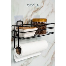 Empressco Orvila Kendinden Yapışkanlı Metal Kağıt Havluluklu Mutfak ve Banyo Düzenleyici Organizer - Siyah - Fiyatı, Yorumları