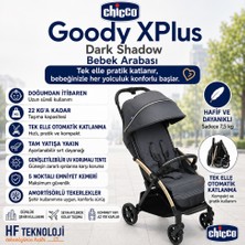 Chicco Tek Elle Kapanan ,taşıması Kolay ,goody Xplus Standart Bebek Arabası 22 kg Taşıma Kapasitesi ile Katlanabilir Seyahat Sistemi