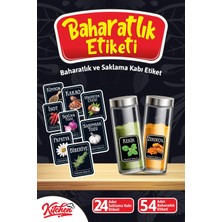 Empressco Totteriq 78 Adet Baharatlık Etiketi Baharat Bakliyat Kuruyemiş Kavanoz Sticker Etiketi - Fiyatı, Yorumları