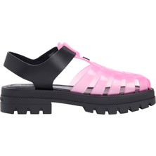 Tommy Hilfiger Tommy Hılfıger Kadın Marka Logolu Şık Görünümlü Rahat Tabanlı Günlük Kullanıma Uygun Pembe4 Sandalet EN0EN02949 Tox