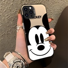 Ucuc iPhone 13 Pro Uyumlu Sert Akrilik Arka Silikon Kenar Lens Koruma Şık Baskı Kılıf