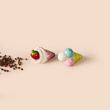 Empressco Evidea Kitchen Külah Desenli Seramik Tuzluk Biberlik - Renkli - Fiyatı, Yorumları