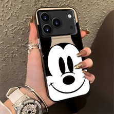Ucuc iPhone 17 Pro Max Uyumlu Sert Akrilik Arka Silikon Kenar Lens Koruma Şık Baskı Kılıf
