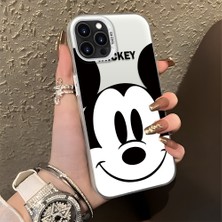 Ucuc iPhone 13 Pro Max Uyumlu Sert Akrilik Arka Silikon Kenar Lens Koruma Şık Baskı Kılıf