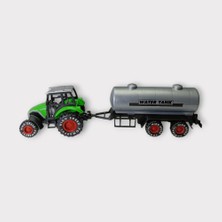 tp Çek Bırak Römorklu Traktör 25CM - Yeşil Su Tankı (Lisinya)