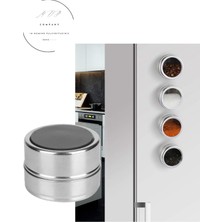 Empressco Forsei Luca 2 Li Mıknatıslı Kaliteli Çelik Baharatlık Takımı Magnet Baharatlık - Fiyatı, Yorumları