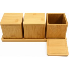 Empressco Ada Ahşap Oyma ve Çerçevecilik Bambu Baharatlıl Seti - Fiyatı, Yorumları