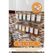 Empressco Decomall X2 Adet 60 x 10 cm Pleksi Hayalet Raf Duvar Banyo Baharatlık Düzenleyici Raf Çok Amaçlı - Fiyatı, Yorumları