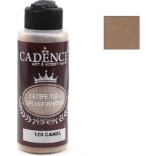 Cadence Kadife Tozu 120 ml Camel Renkli Özel Efekt İçin Uygun Sanatsal Malzeme