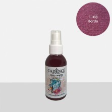 Cadence 1108 Bordo Renkli Sprey Kumaş Boyası Kokusuz Özelliklerle Tasarımınızı Yaratın