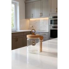 Empressco Kitchen Way Akasya Kapaklı Kaşıklı Cam Kavanoz 400ML KW-801 - Fiyatı, Yorumları
