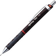 Rotring Tikky RD 0.9 mm Versatil Kalem Bordo Renk Hafif Gövde Pirinç Uç Mekanizmalı Profesyonel