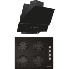 Alveus Pure Siyah 2'li Ankastre Set MOD3000-GLS640 A Enerji Sınıfı Şık Tasarım Özellikli