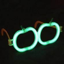 Ozcmax Karanlıkta Parlayan Neon Fosforlu Elma Gözlük Setti - 12 Adet