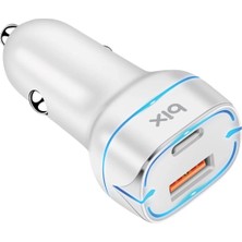 Bix BX-CCP36WT 36W Qc 3.0 USB Pd Araç Içi Hızlı Şarj Adaptörü