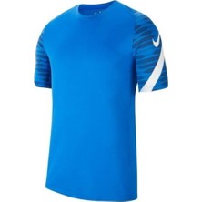 Nike M Nk Df STRKE21 Mavi Erkek Futbol T-Shirt Hafif ve Esnek Kumaş ile Rahat Kesim Özelliği CW5843-463